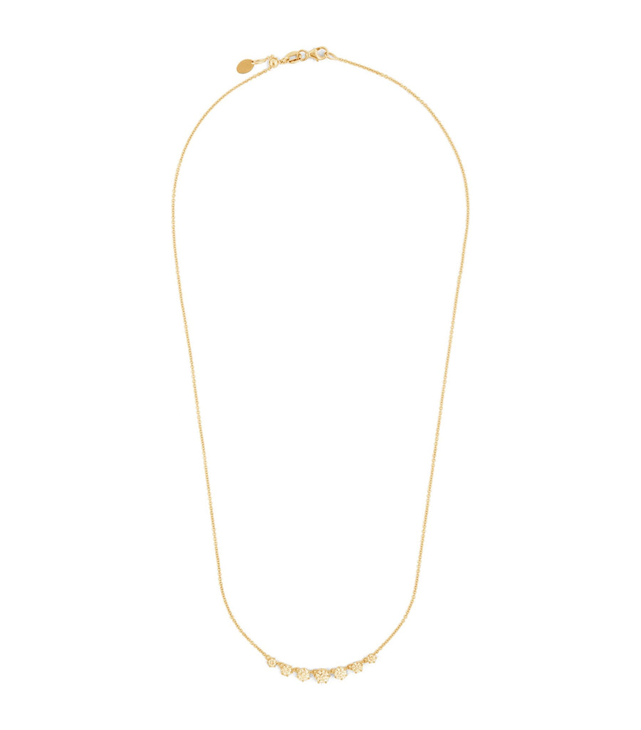 Small Yellow Gold and Diamond Penelope Necklace