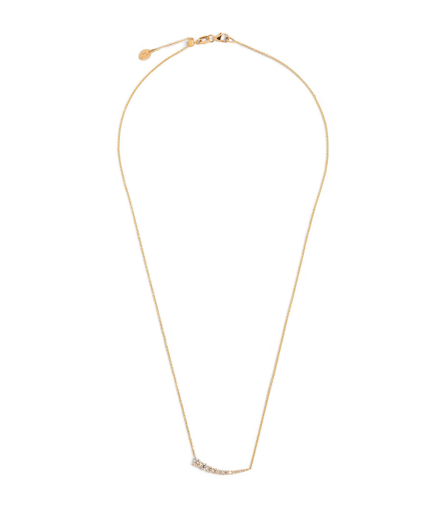 Yellow Gold and Diamond Celestial Lunado Pendant Necklace