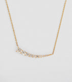 Yellow Gold and Diamond Celestial Lunado Pendant Necklace GOODS Harrods   