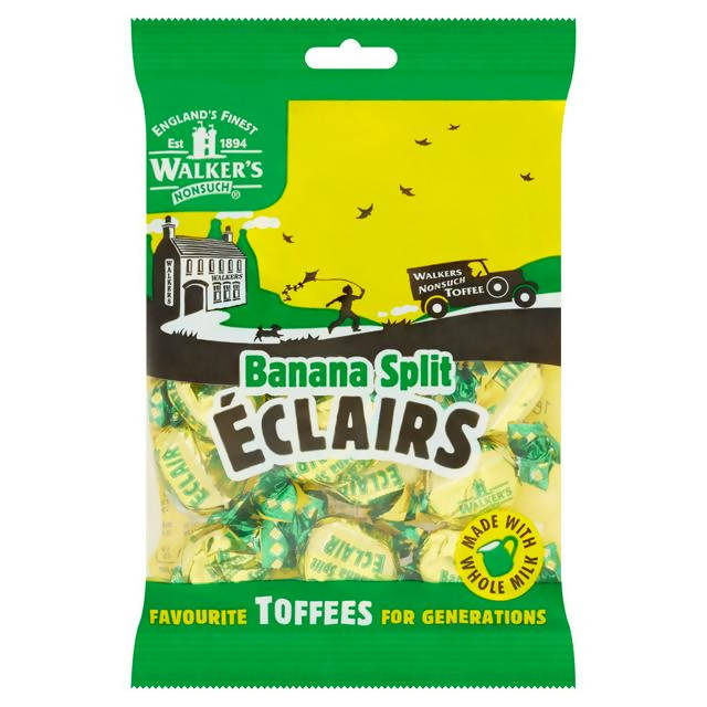 Walkers Banana Split Eclairs 150g