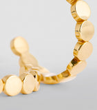 Yellow Gold Circle Link Hoop Earrings GOODS Harrods   