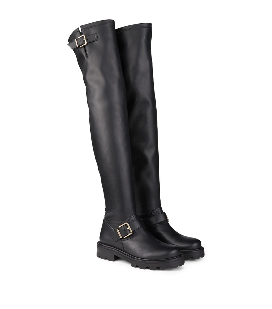 Biker II Leather Over-The-Knee Boots