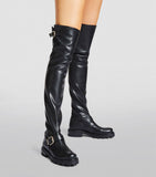 Biker II Leather Over-The-Knee Boots GOODS Harrods   