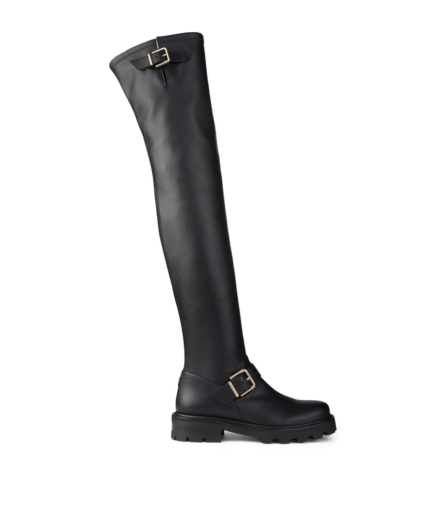 Biker II Leather Over-The-Knee Boots