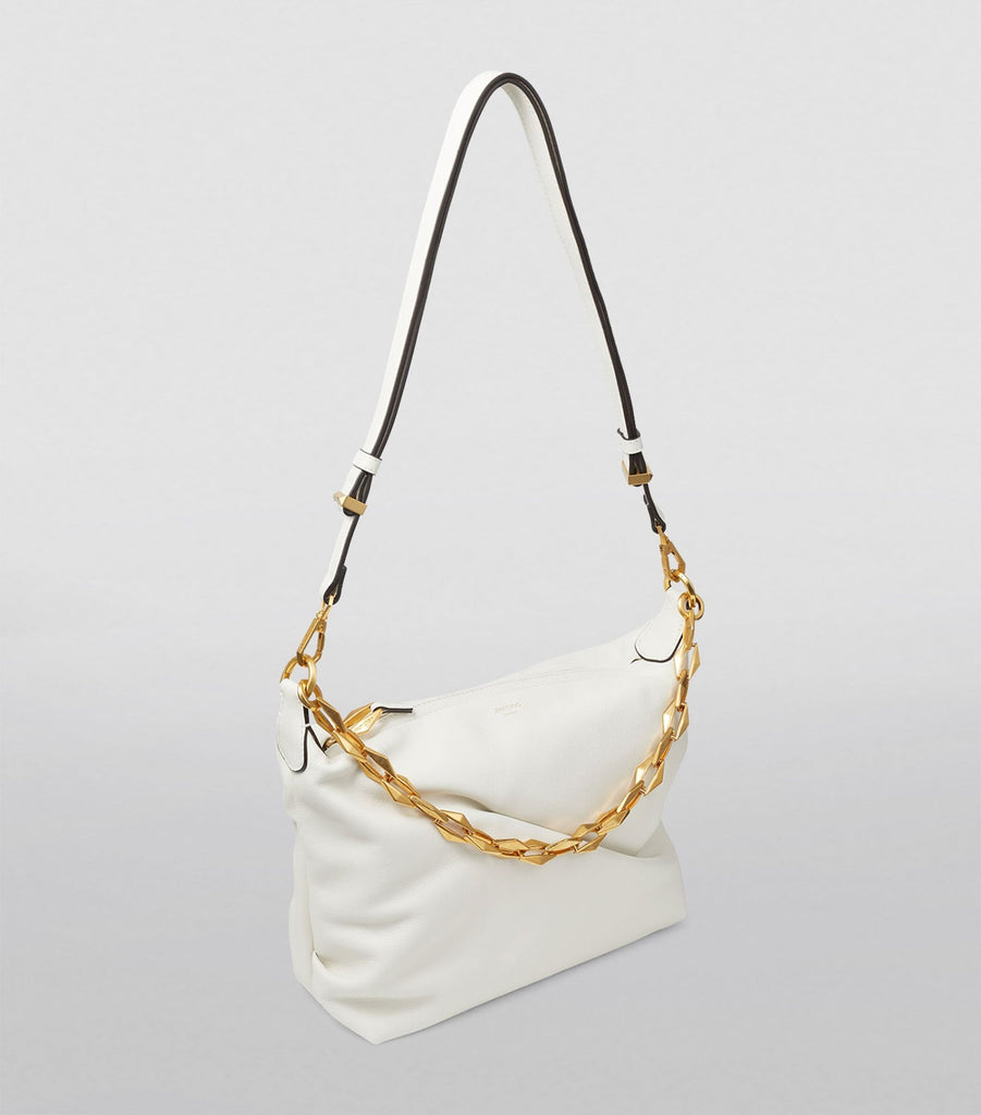 Leather Diamond Shoulder Bag