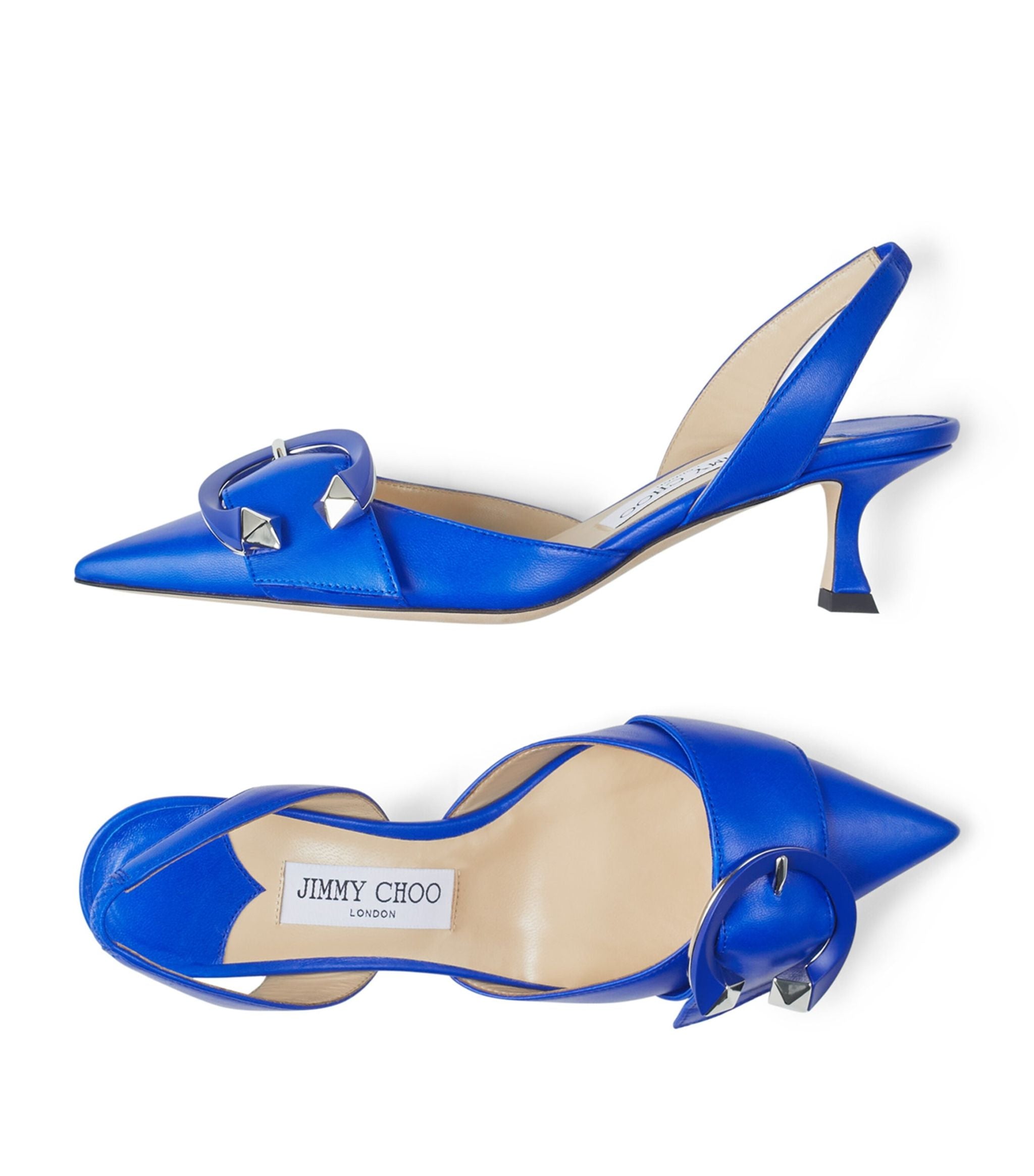 Moni 50 Leather Slingback Mules GOODS Harrods   