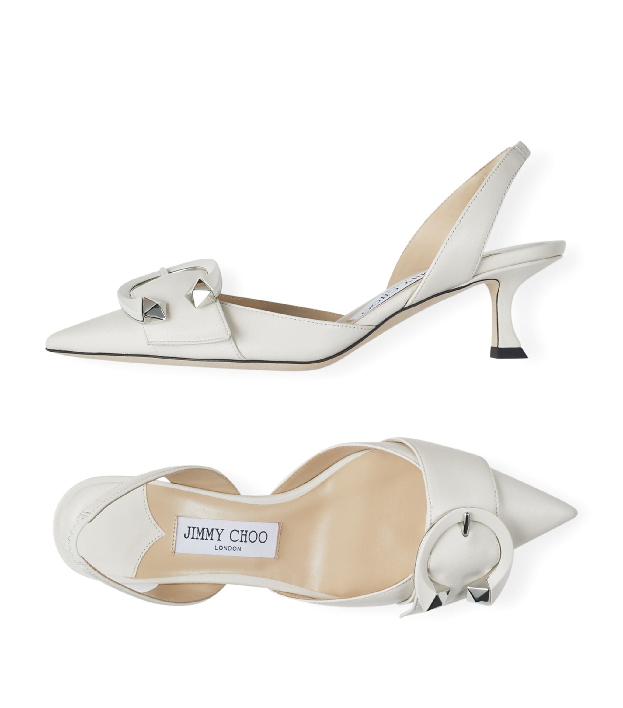 Moni 50 Leather Slingback Mules GOODS Harrods   