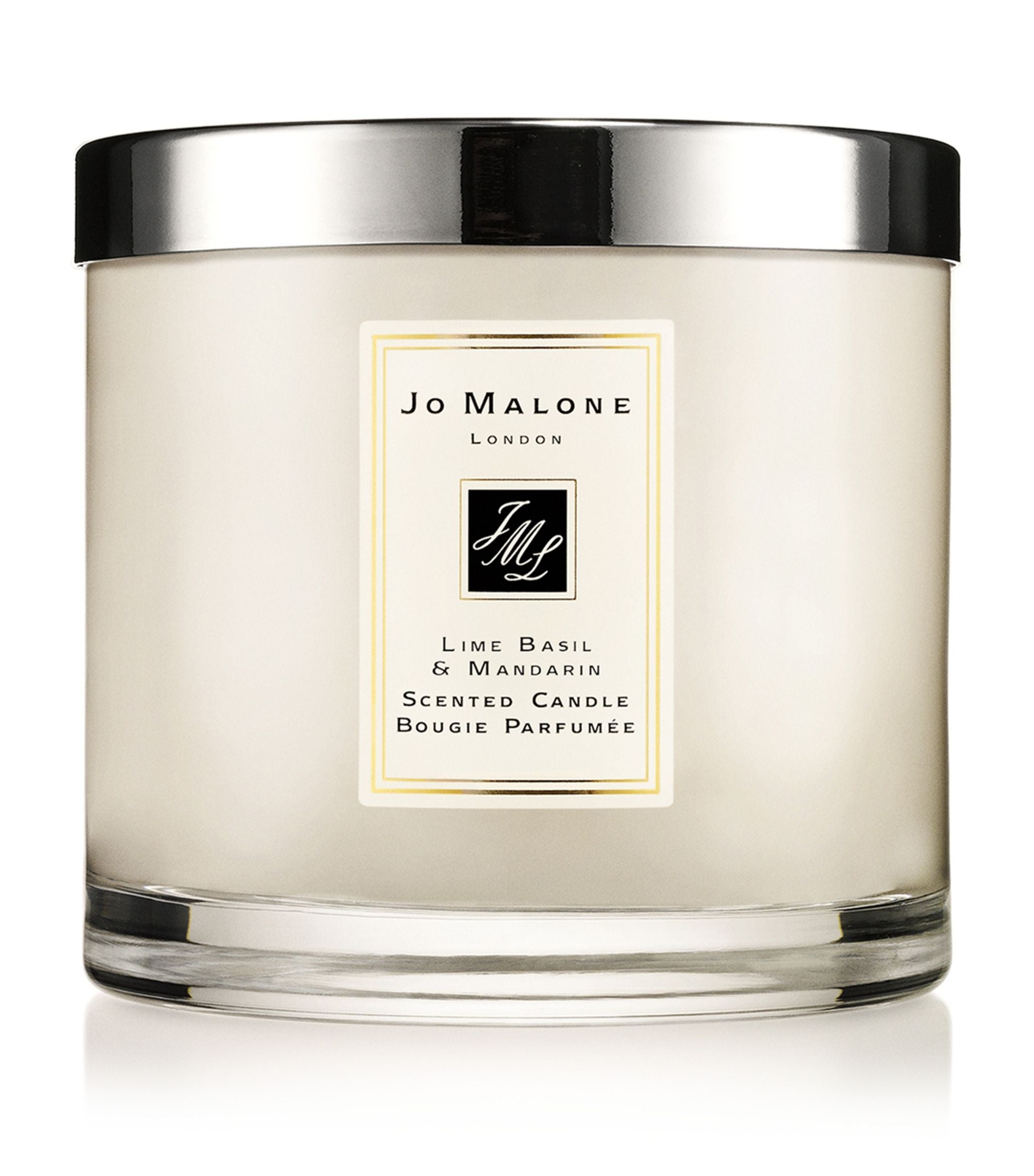 Lime Basil & Mandarin Deluxe Candle (600g) GOODS Harrods   