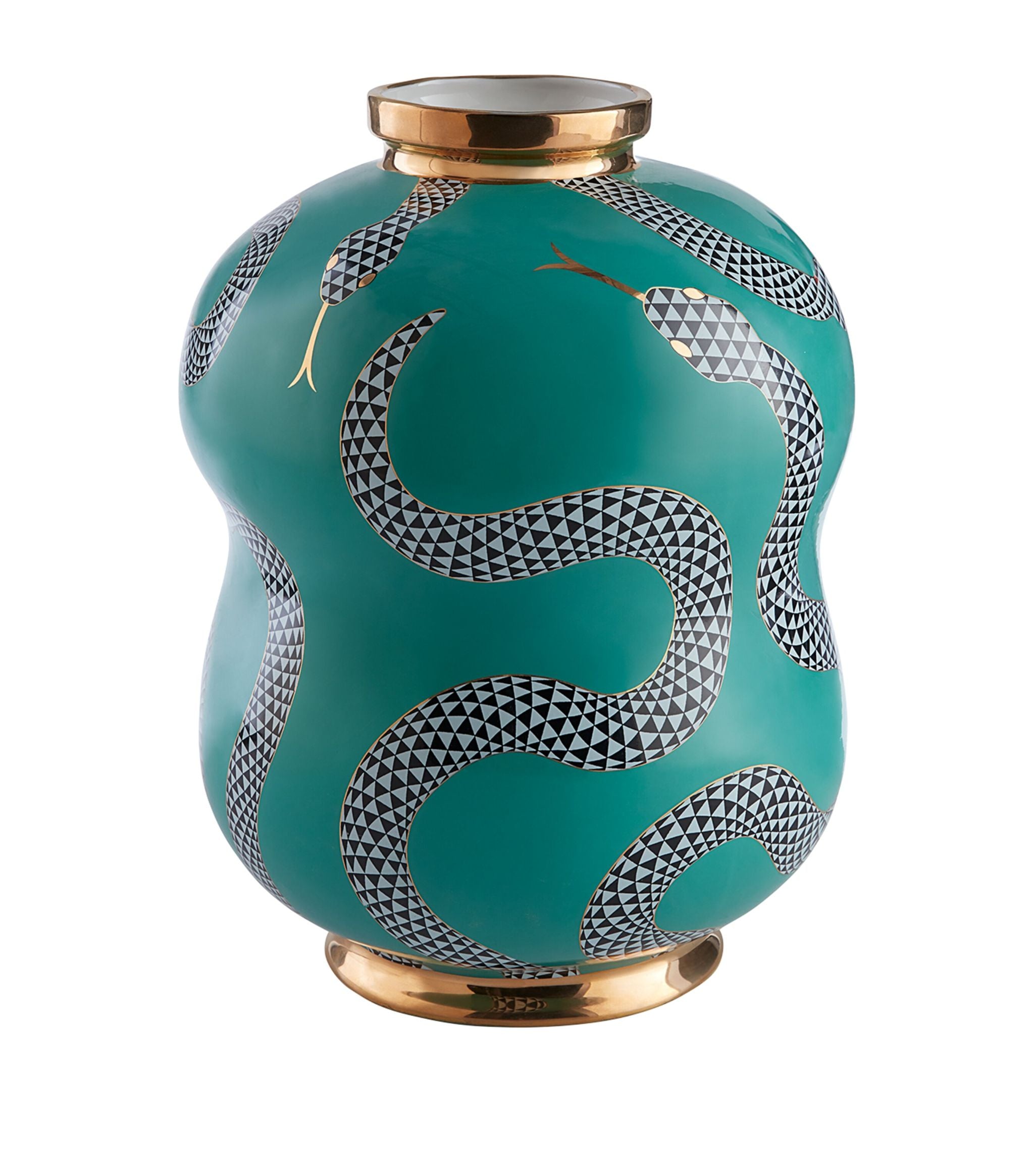 Eden Cinched Vase (33cm) GOODS Harrods   