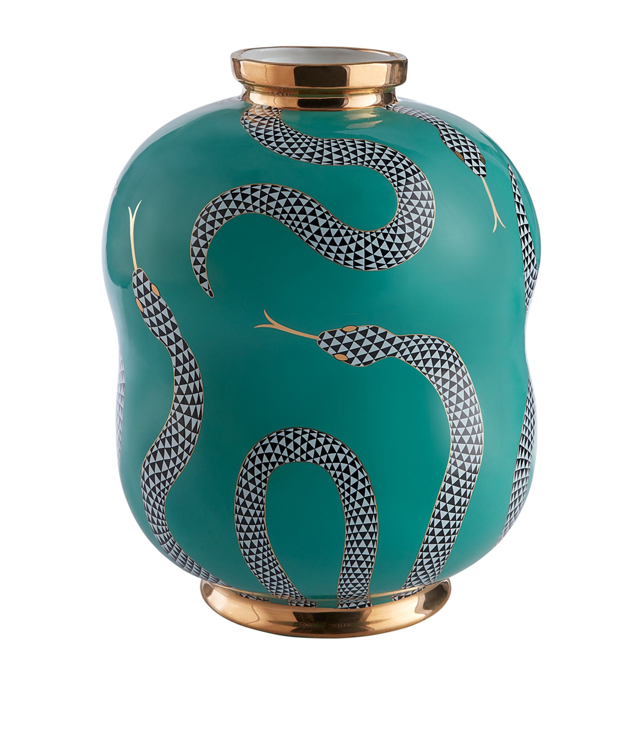 Eden Cinched Vase (33cm) GOODS Harrods   