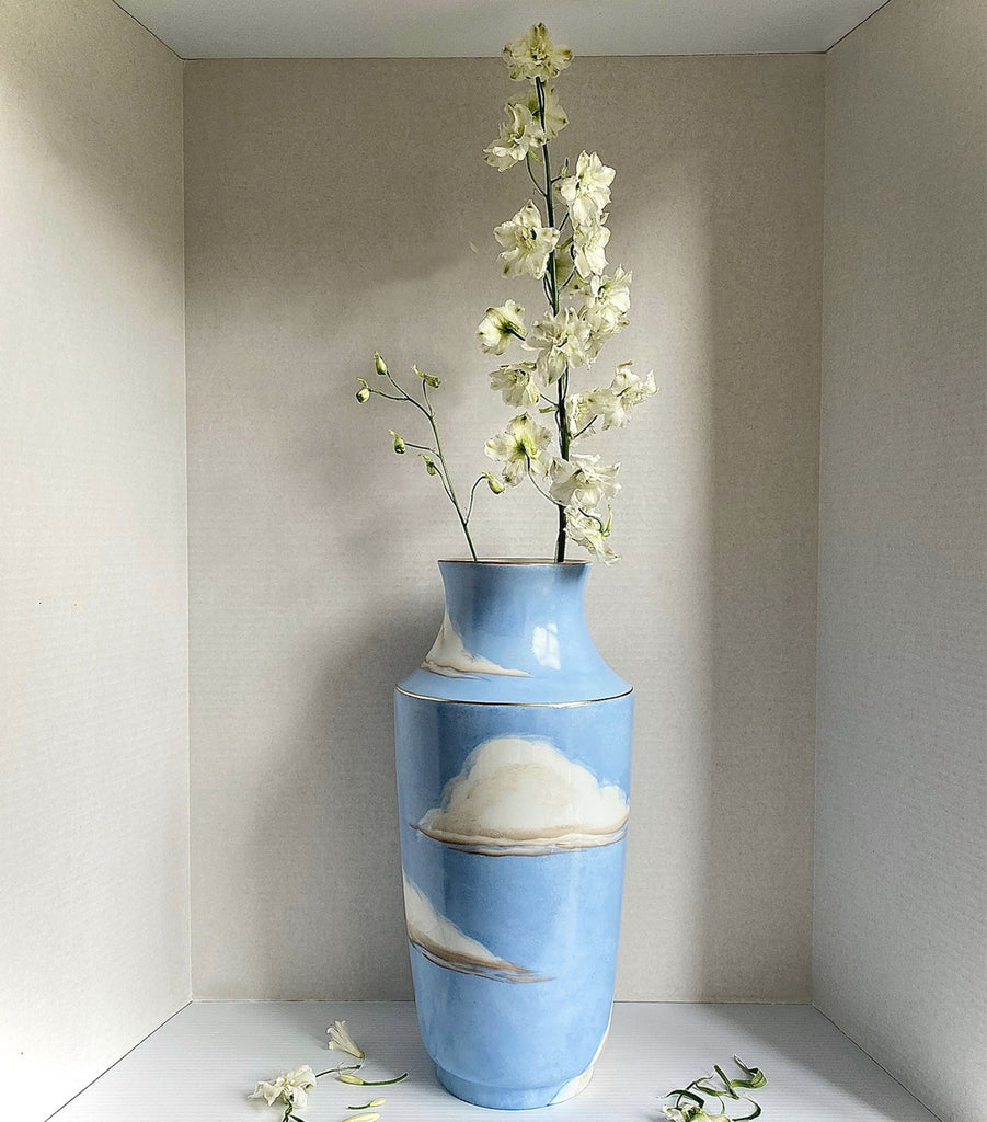 x Marie Daâge Ciels Bleus Vase (44.5cm)