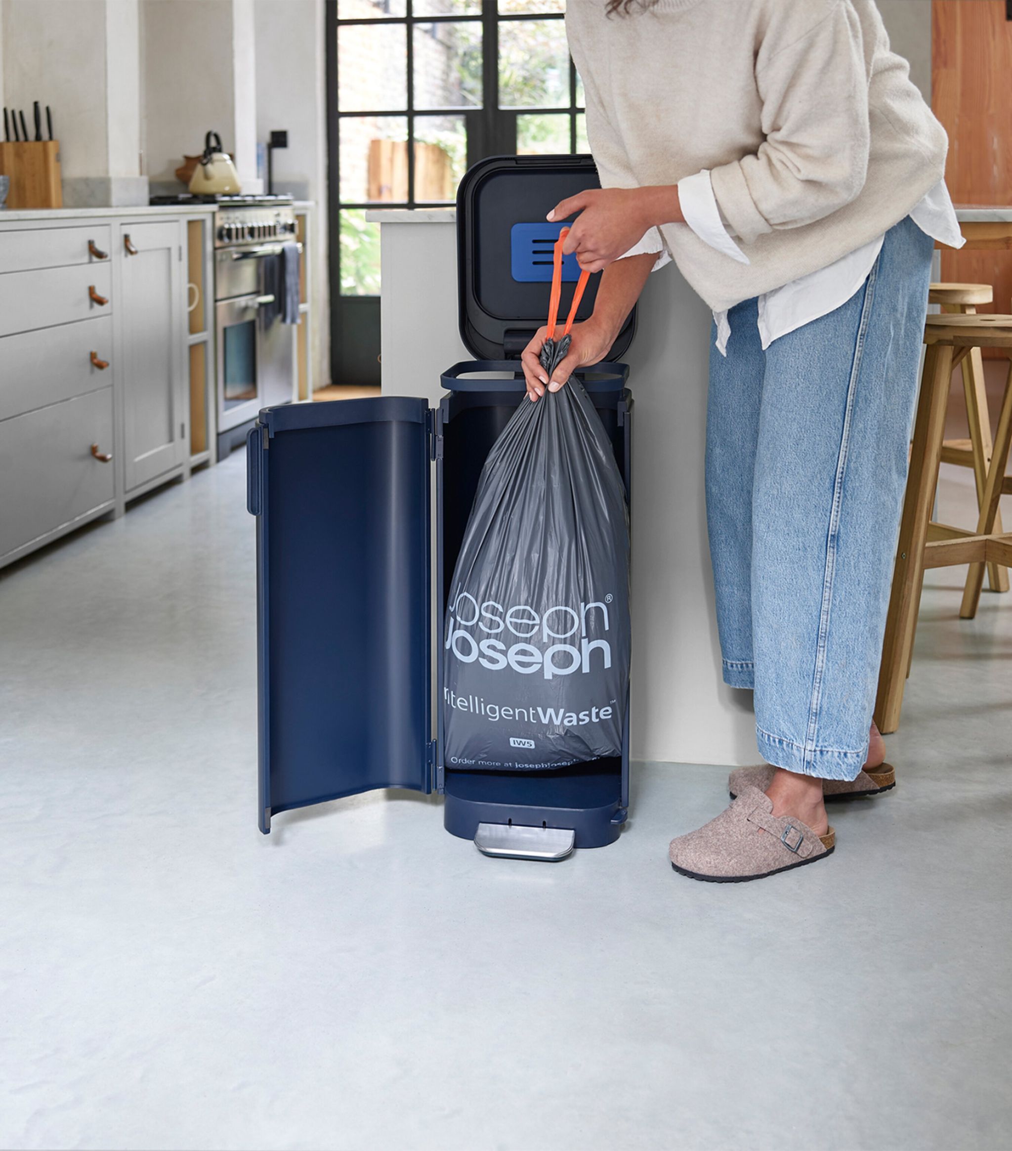 Porta Easy-Empty Pedal Bin (40L) GOODS Harrods   