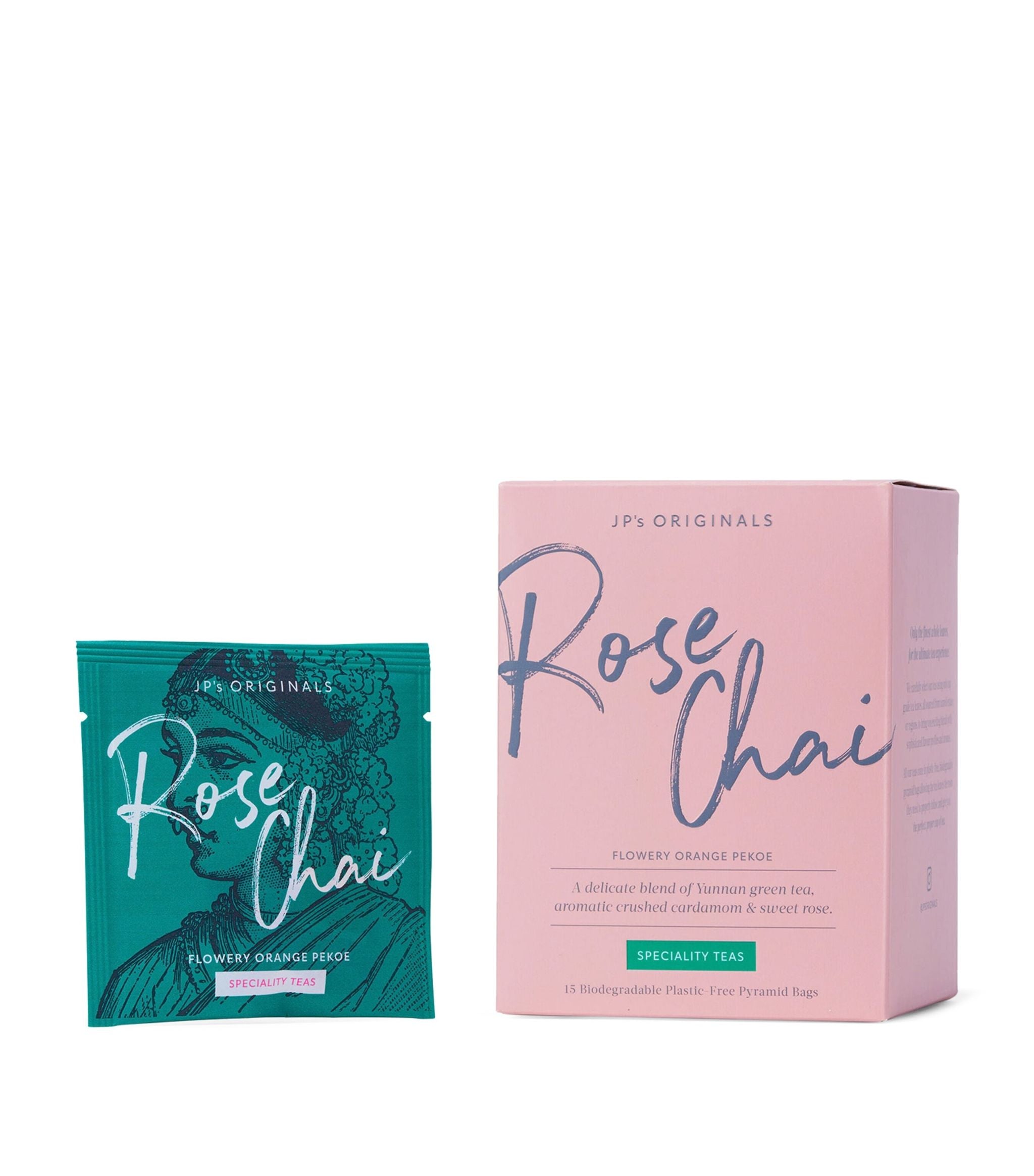 Rose Chai Water-Soluble Tea Pyramids (80g) GOODS Harrods   