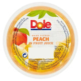 Dole Hand Picked Peach in Fruit Juice 113g Fruit Sainsburys   