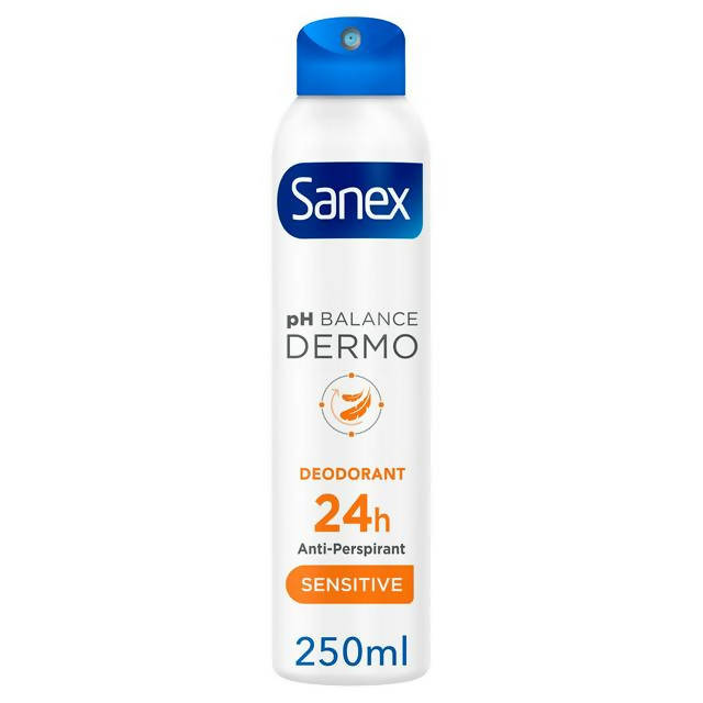 Sanex Dermo Sensitive Antiperspirant Deodorant Spray 250ml - McGrocer