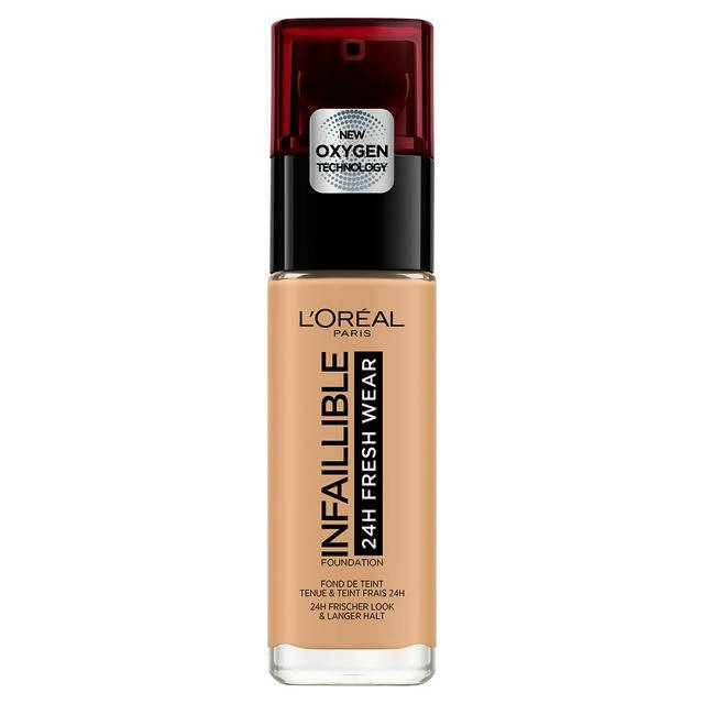 L'Oreal Paris Infallible 24hr Freshwear Liquid Foundation 250 Radiant Sun All Sainsburys   