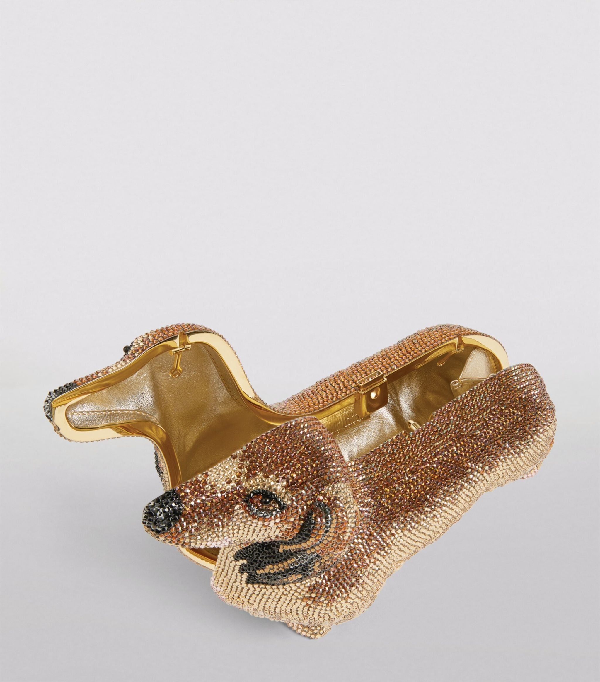 Embellished Juliet Dachshund Clutch Bag GOODS Harrods   