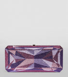 Rectangle Amethyst Clutch Bag GOODS Harrods   