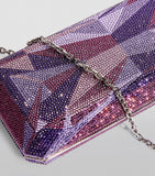 Rectangle Amethyst Clutch Bag GOODS Harrods   