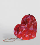 Ruby Heart Clutch Bag Miscellaneous Harrods   