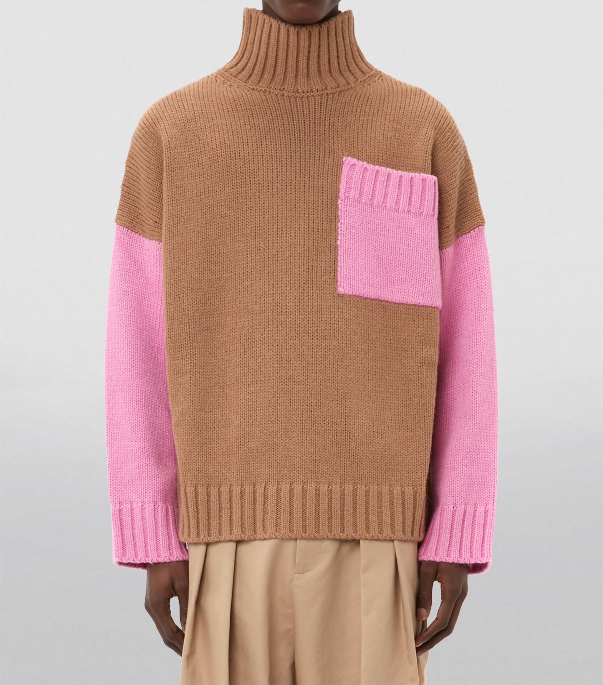 Patch-Pocket Contrast Sweater GOODS Harrods   