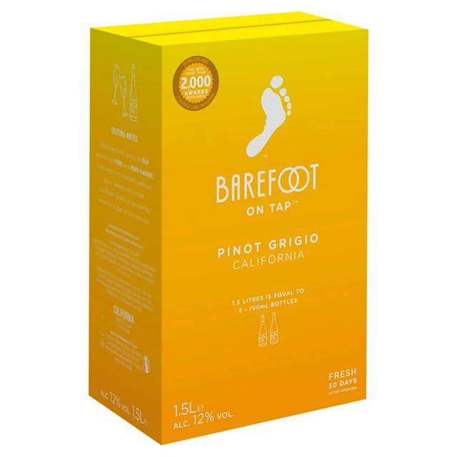 Barefoot On Tap Pinot Grigio 1.5L