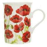 Sainsbury's Classic Poppy Bone China Mug tableware Sainsburys   