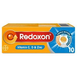 Redoxon Vitamin C Orange Flavour Effervescent Tablets 1000mgx10