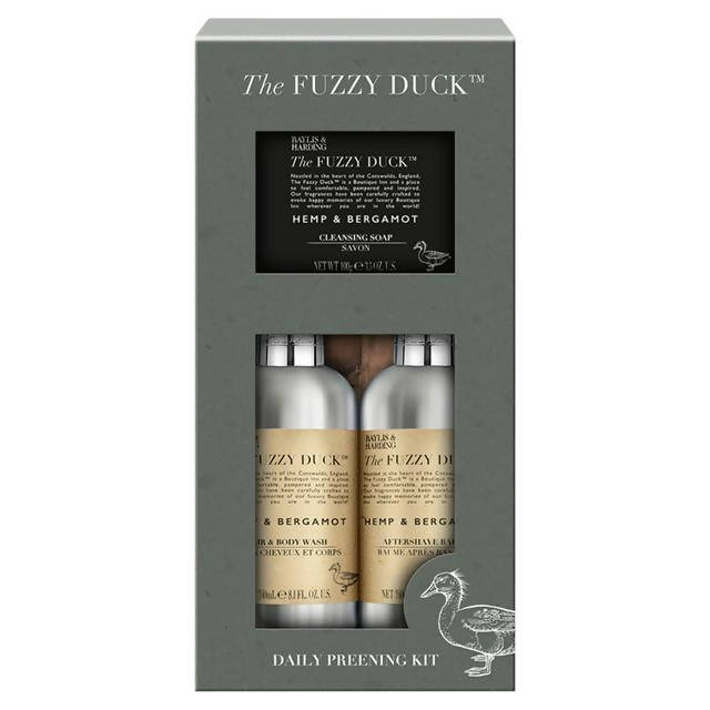 Baylis & Harding The Fuzzy Duck Men's Hemp & Bergamot Trio Set