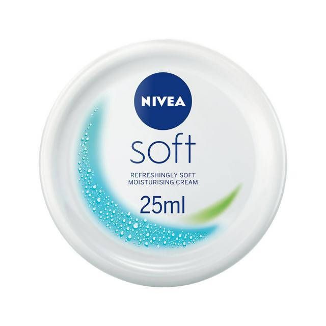 NIVEA Soft Moisturising Cream for Face, Hands and Body, 25ml