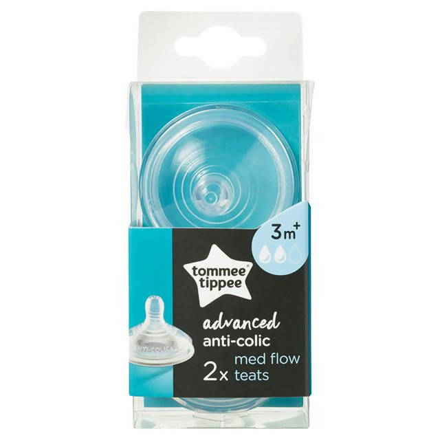 Tommee Tippee Advance Comfort Teats, Medium x2