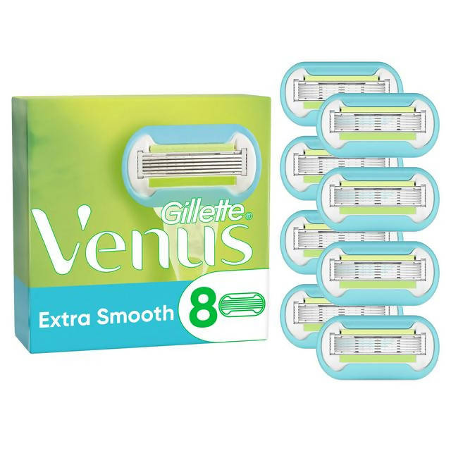 Venus Extra Smooth Razor Blades x8 GOODS Sainsburys   