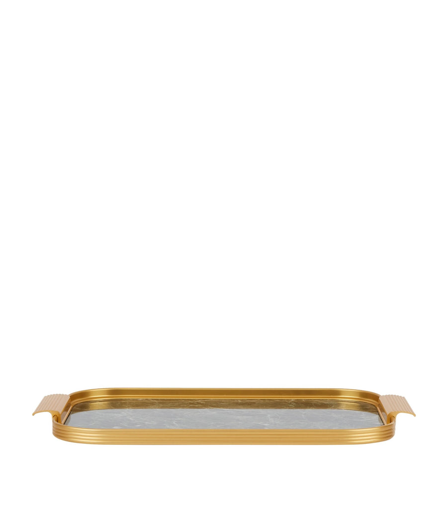 Marble Ribbed Tray (35cm)