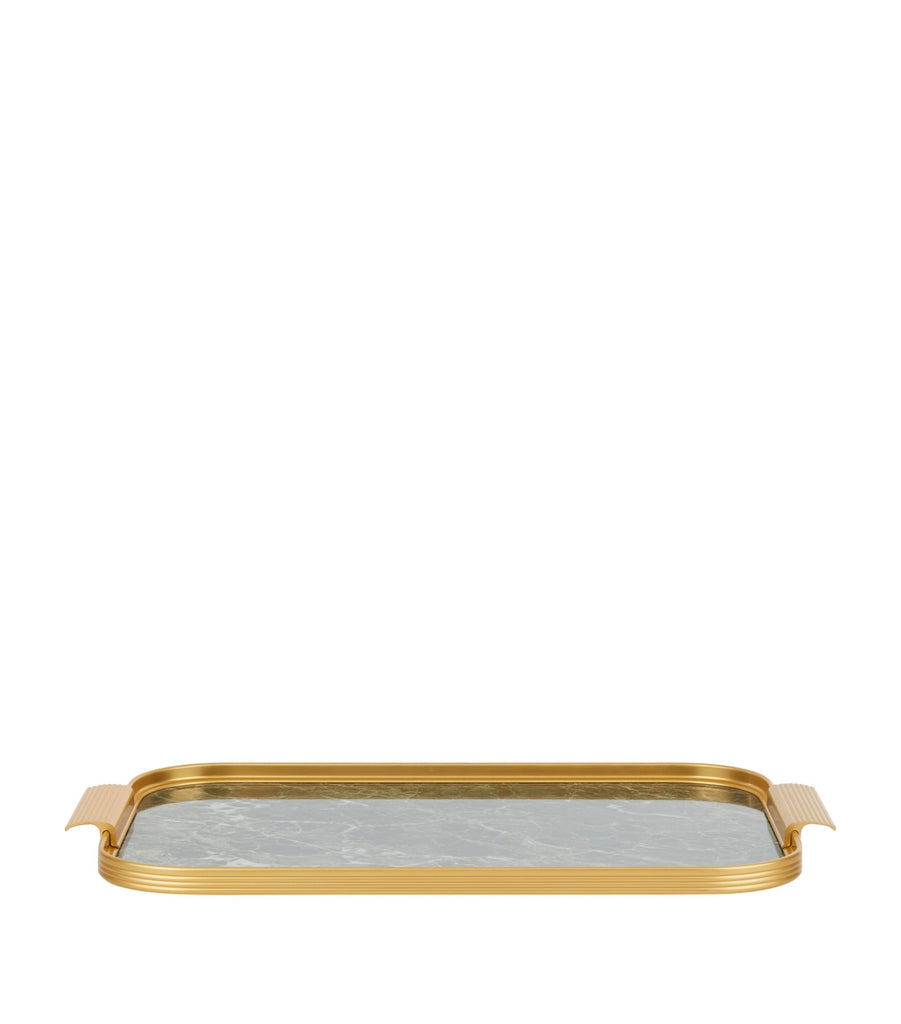 Marble Ribbed Tray (40cm)