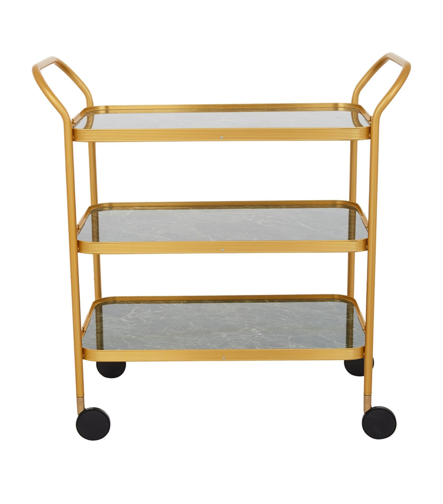 Marble Three-Tiered Trolley