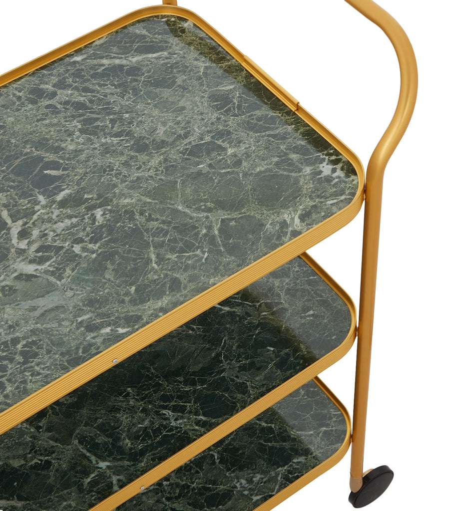 Marble Three-Tiered Trolley