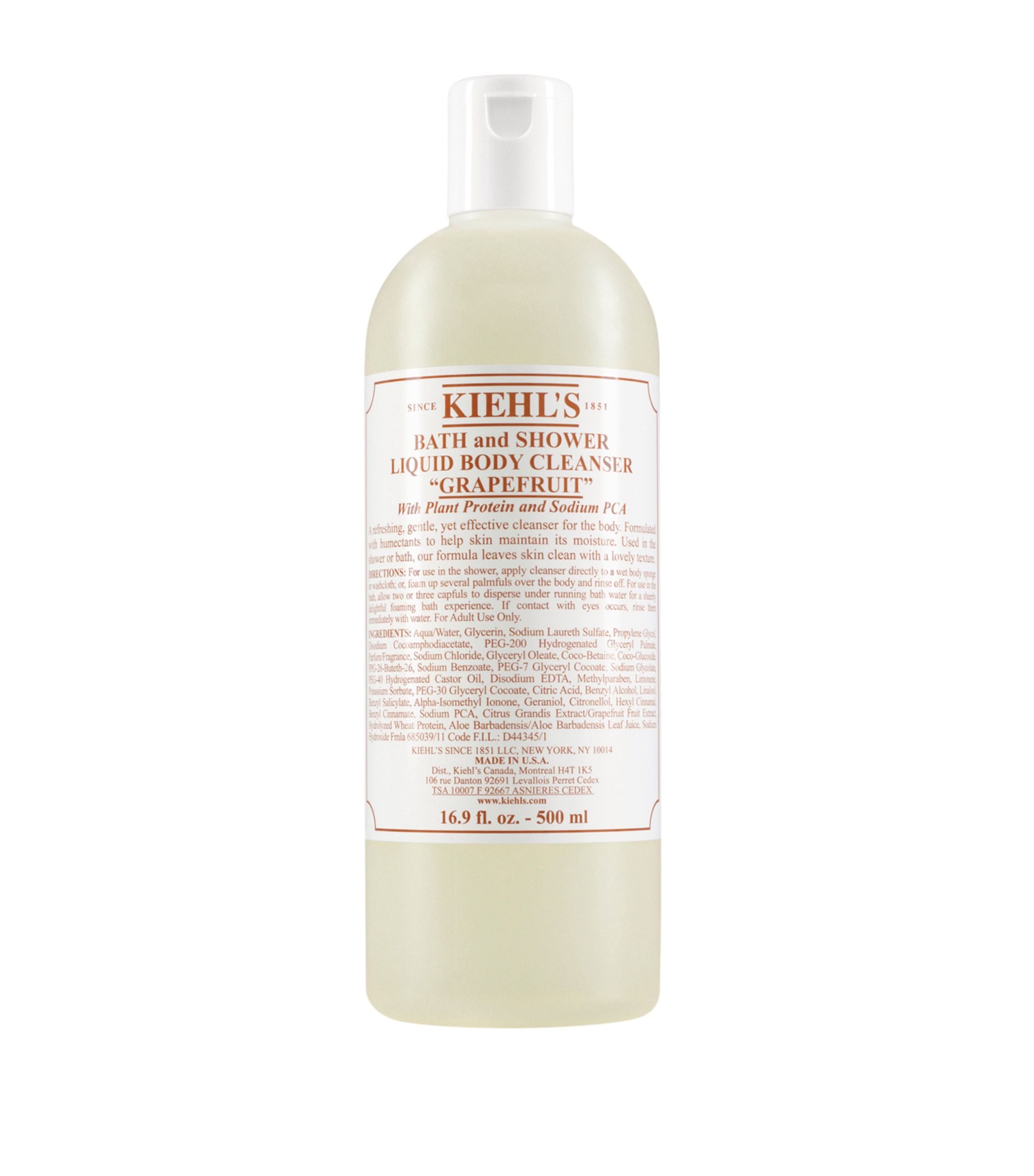 Grapefruit Bath and Shower Liquid Body Cleanser (500ml) GOODS Harrods   