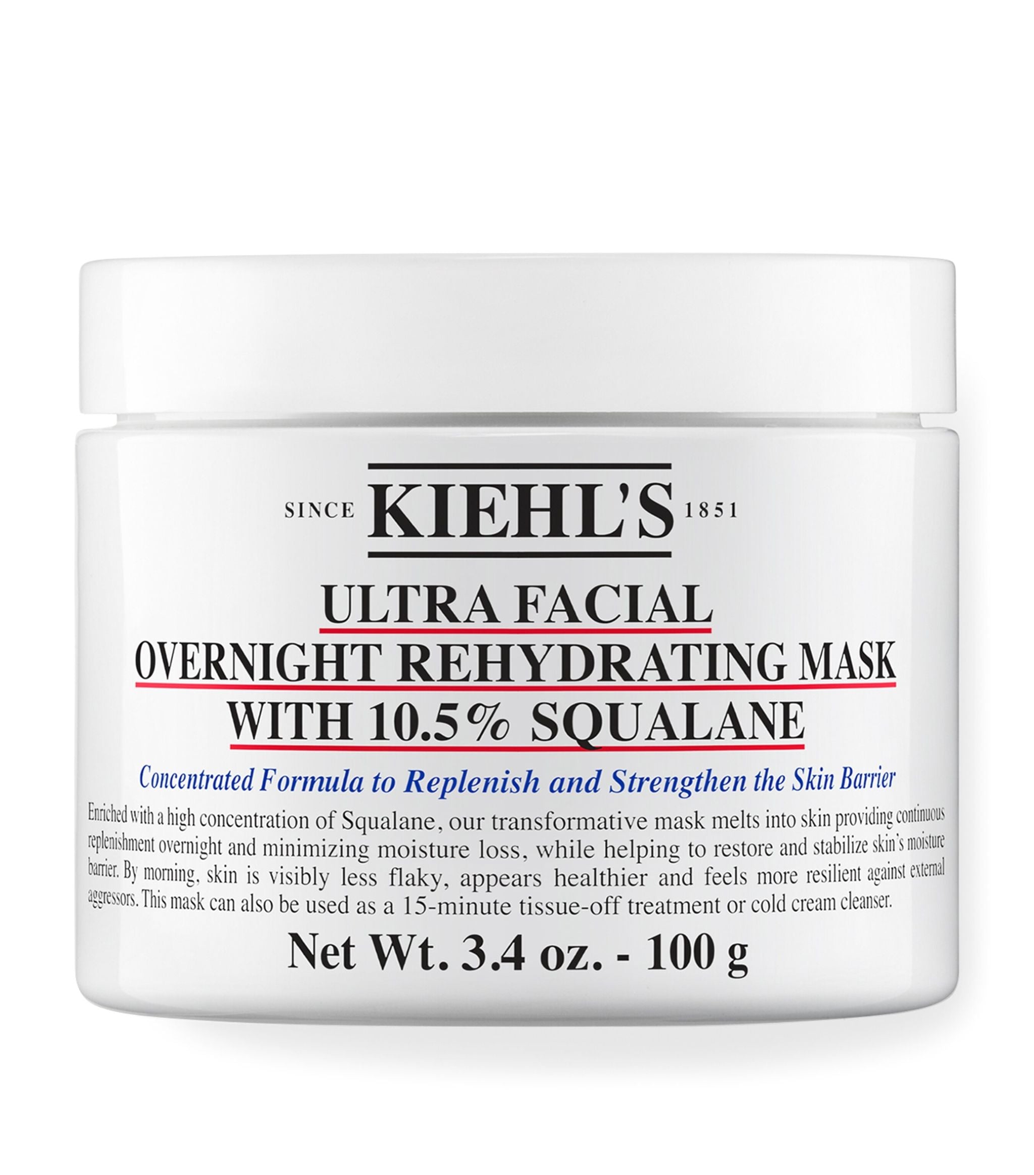 Ultra Facial Overnight Hydrating Face Mask with 10.5% Squalane (100g) GOODS Harrods   