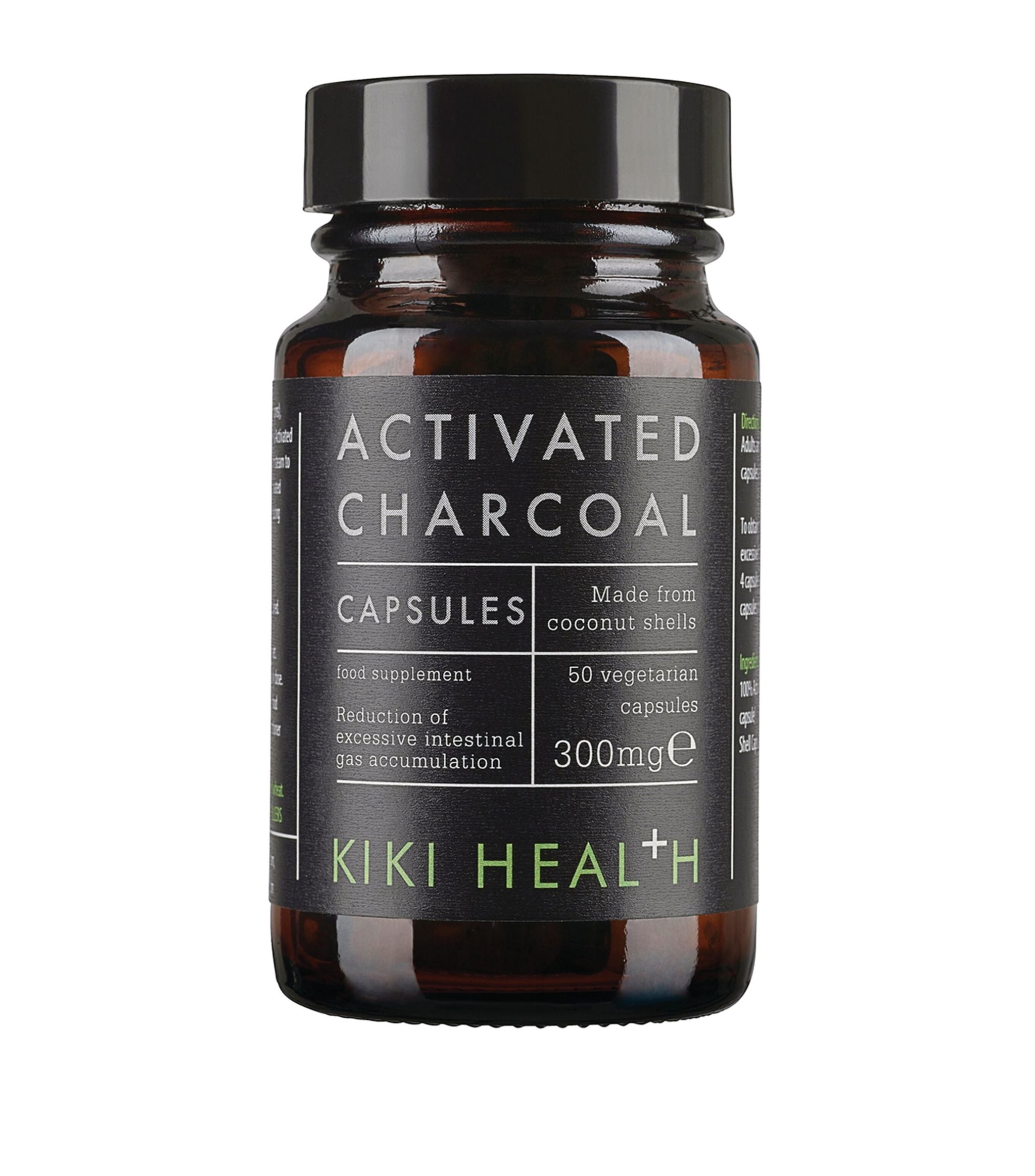 Activated Charcoal Vegicaps (50 Capsules) GOODS Harrods   