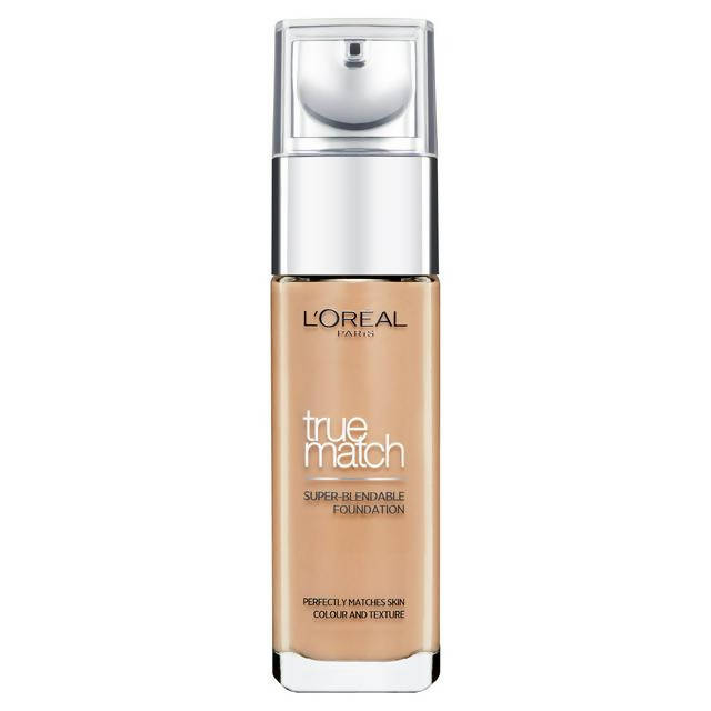 L'Oreal Paris True Match Foundation 8.W Golden Cappucino 30ml All Sainsburys   