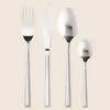 Sainsburys Home Basic Cutlery set 24pc tableware Sainsburys   