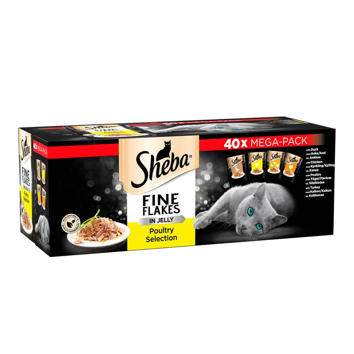Sheba Poultry Selection Cat Food, 40 x 85g - McGrocer