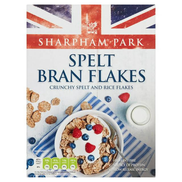 Sharpham Park Spelt Bran Flakes 375g