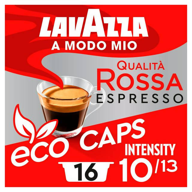 Lavazza A Modo Mio Qualita Rossa Coffee Capsules x16 120g