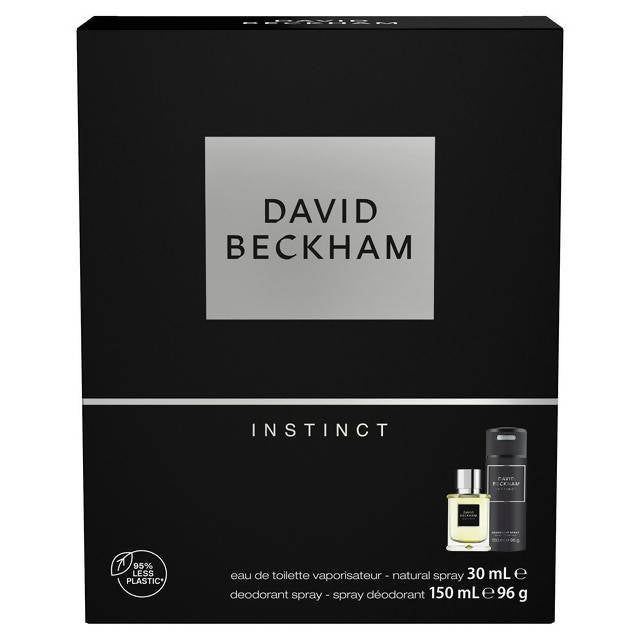 David Beckham Instinct Gift Set Eau de Toilette & Deodorant Body Spray for Him 30ml & 150ml PERSONAL CARE Sainsburys   