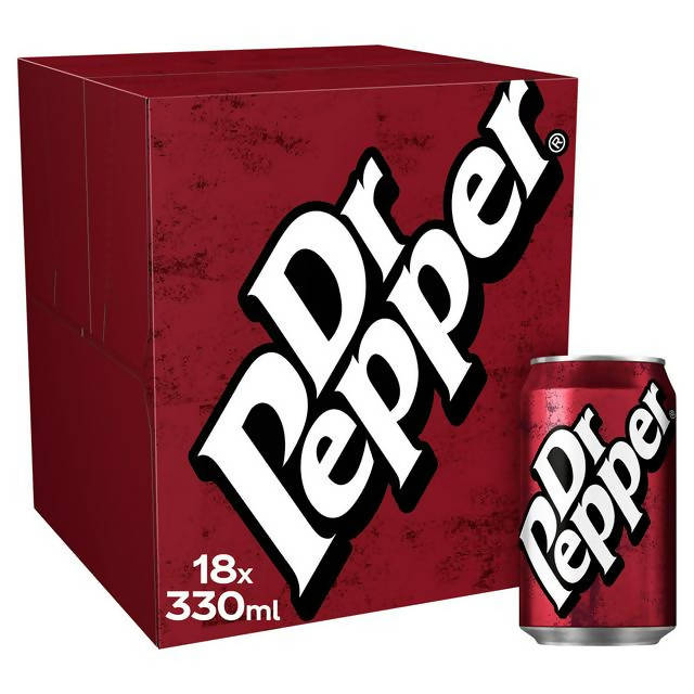 Dr Pepper 18x330ml GOODS Sainsburys   