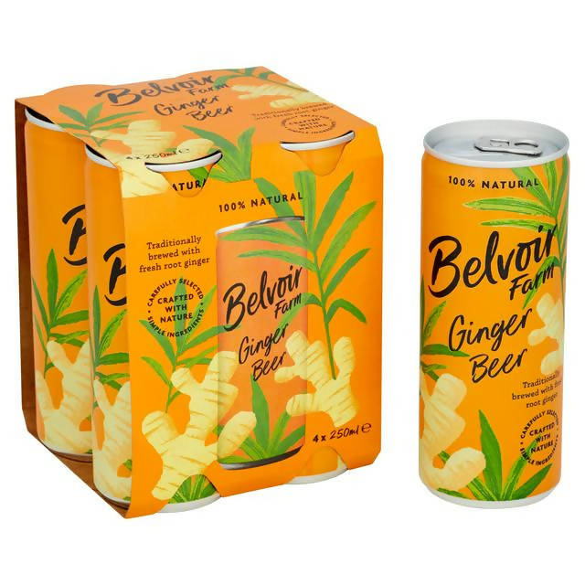 Belvoir Ginger Beer 4x250ml - McGrocer