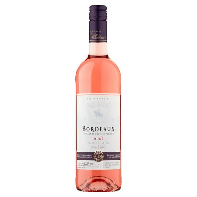 Sainsbury's Bordeaux Rosé, Taste the Difference 75cl All wine Sainsburys   