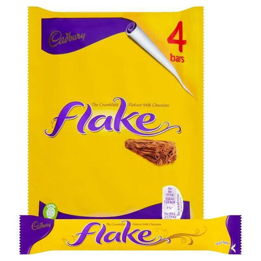Cadbury Flake Chocolate Bar Multipack x4 102g - McGrocer
