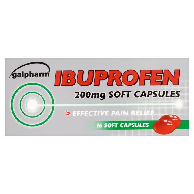 Galpharm Ibuprofen 200mg Soft Capsules x16